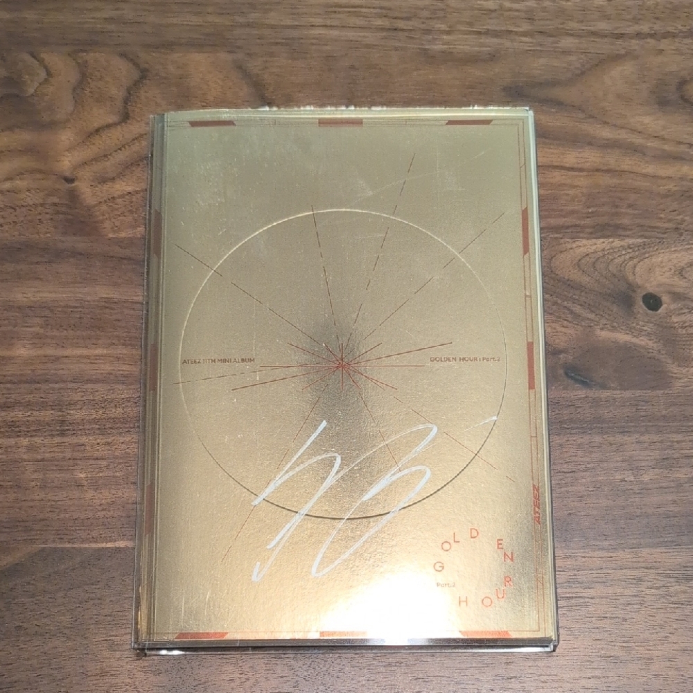Ateez Golden Hour Pt. 2 Seonghwa signed on Plastic Covering
